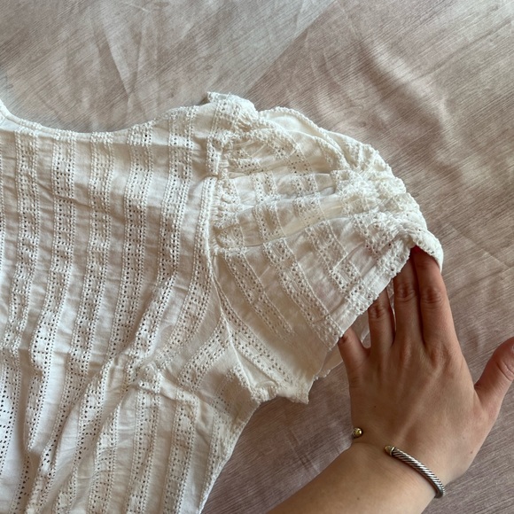 Free people  | open back 2 tie | puff shoulder - Picture 6 of 7